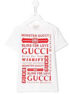 Gucci Kids футболка с логотипом