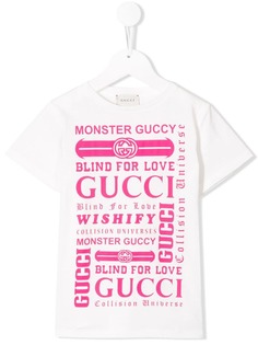 Gucci Kids футболка с логотипом