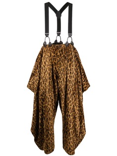 Jean Paul Gaultier Vintage брюки с анималистичным принтом