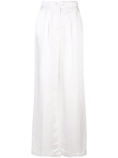 Gabriela Hearst belted wide leg trousers