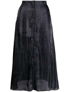 Murmur hook fastening skirt