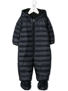 Moncler Kids дутый комбинезон на молнии