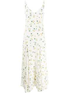 Racil платье-комбинация миди с цветочным принтом