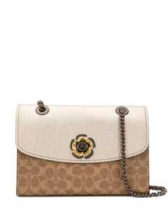 Coach monogram print shoulder bag
