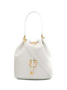 Furla logo plaque bucket bag