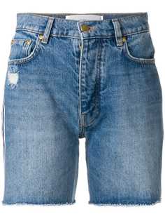 Victoria Victoria Beckham джинсовые шорты с лампасами