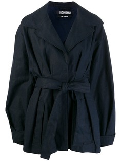 Jacquemus пальто оверсайз с поясом