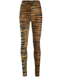 Alexandre Vauthier tiger print leggings