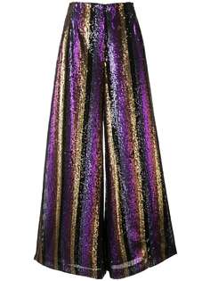 Semsem striped sequin palazzo pants
