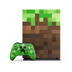 Игровая консоль MICROSOFT Xbox One S с 1 ТБ памяти, игрой Minecraft, 23C-00012, зеленый