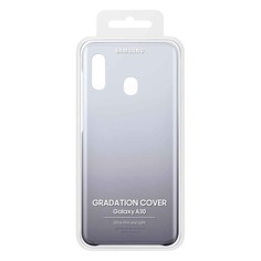 Чехол (клип-кейс) SAMSUNG Gradation Cover, для Samsung Galaxy A30, черный [ef-aa305cbegru]