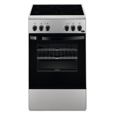 Электрическая плита ZANUSSI ZCV955001S, стеклокерамика, серебристый