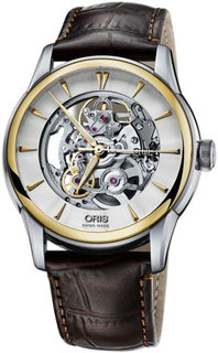 Швейцарские мужские часы в коллекции Artelier Мужские часы Oris 734-7670-43-51LS