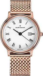 Швейцарские женские часы в коллекции Sophisticated Classics Женские часы Claude Bernard 54005-37RMBR