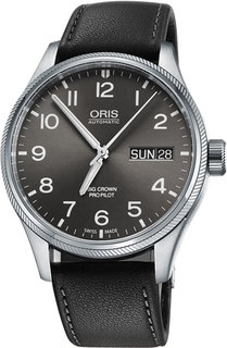 Швейцарские мужские часы в коллекции Big Crown ProPilot Мужские часы Oris 752-7698-40-63LS