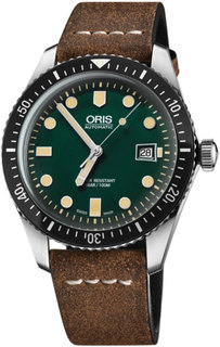 Швейцарские мужские часы в коллекции Divers Мужские часы Oris 733-7720-40-57LS