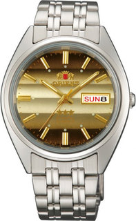 Японские мужские часы в коллекции 3 Stars Crystal 21 Jewels Мужские часы Orient AB0000DU