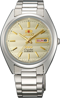 Японские мужские часы в коллекции 3 Stars Crystal 21 Jewels Мужские часы Orient AB00007C