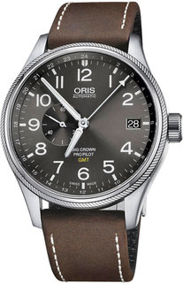 Швейцарские мужские часы в коллекции Big Crown ProPilot Мужские часы Oris 748-7710-40-63LS
