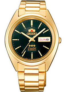 Японские мужские часы в коллекции 3 Stars Crystal 21 Jewels Мужские часы Orient AB00004B