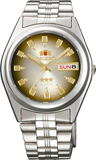 Японские мужские часы в коллекции 3 Stars Crystal 21 Jewels Мужские часы Orient AB04003P