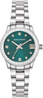 Женские часы Romanson RM4205QLW(GN)