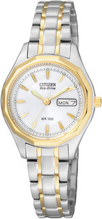 Японские женские часы в коллекции Eco-Drive Citizen