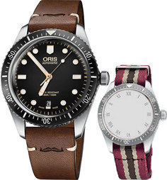 Швейцарские мужские часы в коллекции Divers Мужские часы Oris 733-7707-40-84LS