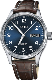 Швейцарские мужские часы в коллекции Big Crown ProPilot Мужские часы Oris 752-7698-40-65LS