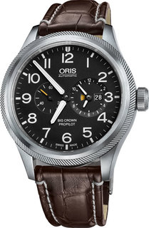 Швейцарские мужские часы в коллекции Big Crown ProPilot Мужские часы Oris 690-7735-40-63LS