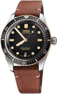 Швейцарские мужские часы в коллекции Divers Мужские часы Oris 733-7707-43-54LS