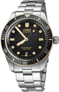 Швейцарские мужские часы в коллекции Divers Мужские часы Oris 733-7707-43-54MB