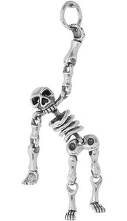 Кулоны, подвески, медальоны Марказит A0109-skeleton-mr