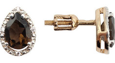 Серьги Гранат 9180700-rauh-topaz-g