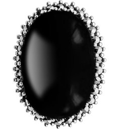 Броши Марказит HB349-oniks-mr
