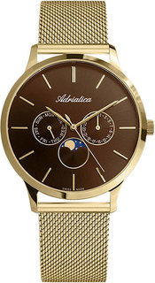 Швейцарские мужские часы в коллекции Moonphase for him Мужские часы Adriatica A1274.111GQF