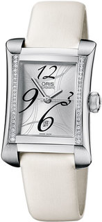 Швейцарские женские часы в коллекции Rectangular Женские часы Oris 561-7621-49-61LS