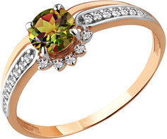 Золотые кольца Кольца Aquamarine 6596519A-G-a