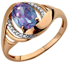 Золотые кольца Кольца Aquamarine 6575525A-G-a