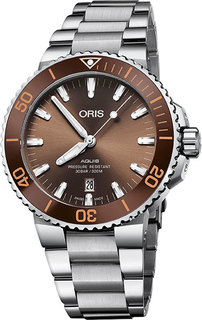 Швейцарские мужские часы в коллекции Aquis Мужские часы Oris 733-7730-41-52MB