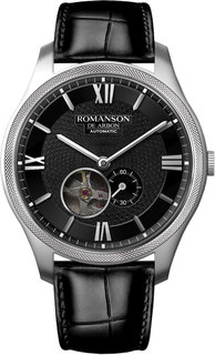 Мужские часы в коллекции De Arbon Мужские часы Romanson CB8A13RMW(BK)