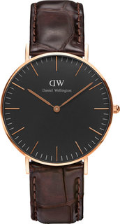 Женские часы в коллекции Classic Black Daniel Wellington