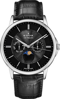 Швейцарские мужские часы в коллекции Les Bemonts Мужские часы Edox 40002-3NIN