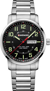Швейцарские мужские часы в коллекции Attitude Мужские часы Wenger 01.1541.102