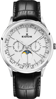 Швейцарские мужские часы в коллекции Les Vauberts Мужские часы Edox 40101-3CAIN