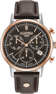Швейцарские мужские часы в коллекции Vanguard Мужские часы Roamer 975.819.49.55.09