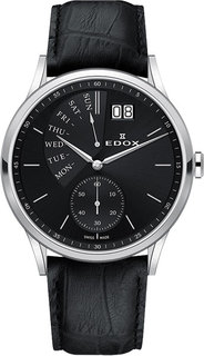 Швейцарские мужские часы в коллекции Les Vauberts Мужские часы Edox 34500-3NIN