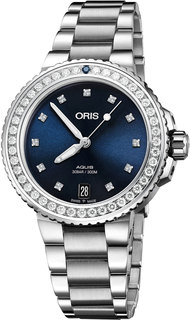 Швейцарские женские часы в коллекции Aquis Женские часы Oris 735-7731-49-95MB