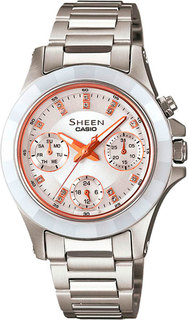 Японские женские часы в коллекции Sheen Женские часы Casio SHE-3503SG-7A