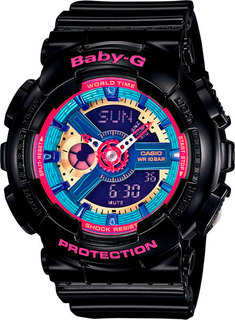 Японские женские часы в коллекции Baby-G Женские часы Casio BA-112-1A